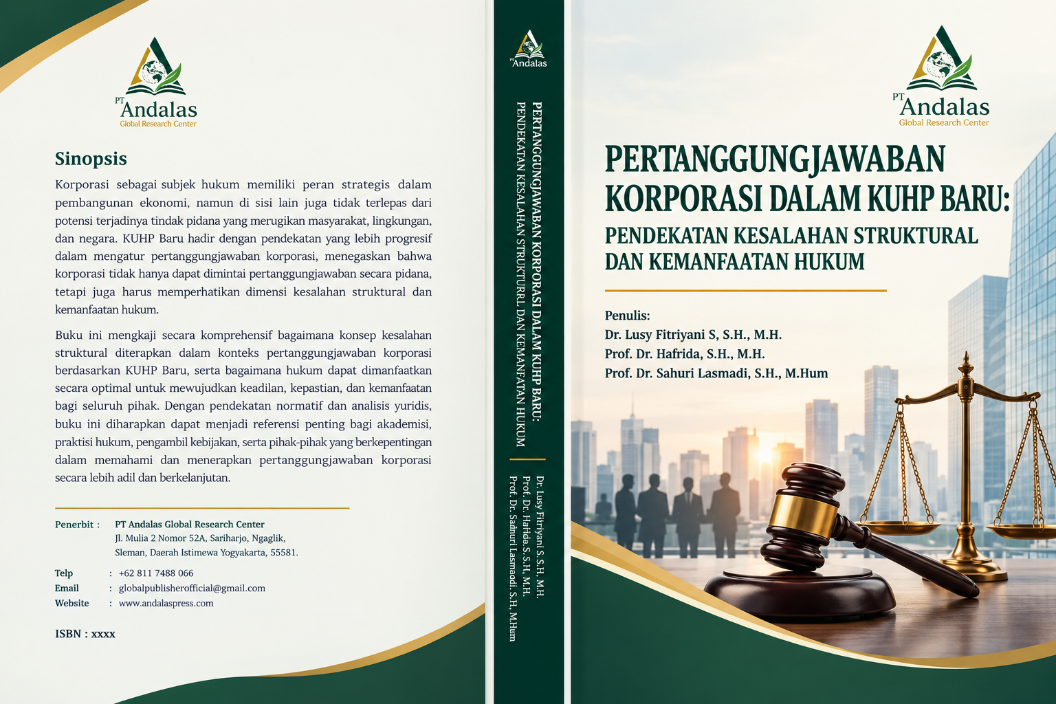 Pertanggungjawaban Korporasi dalam KUHP Baru: Pendekatan Kesalahan Struktural dan Kemanfaatan Hukum
