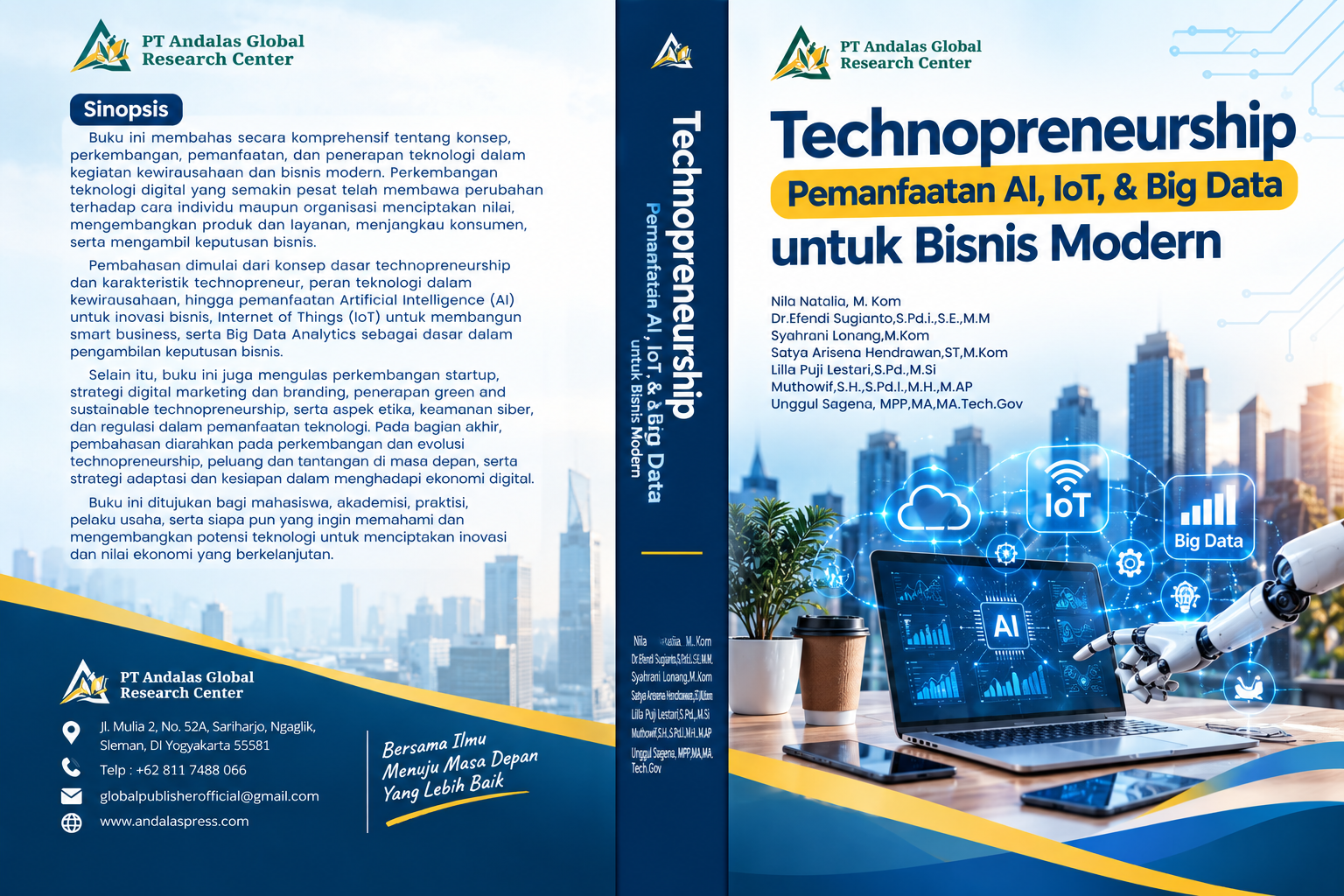 Technopreneurship Pemanfaatan AI,  IoT, & Big Data untuk Bisnis Modern