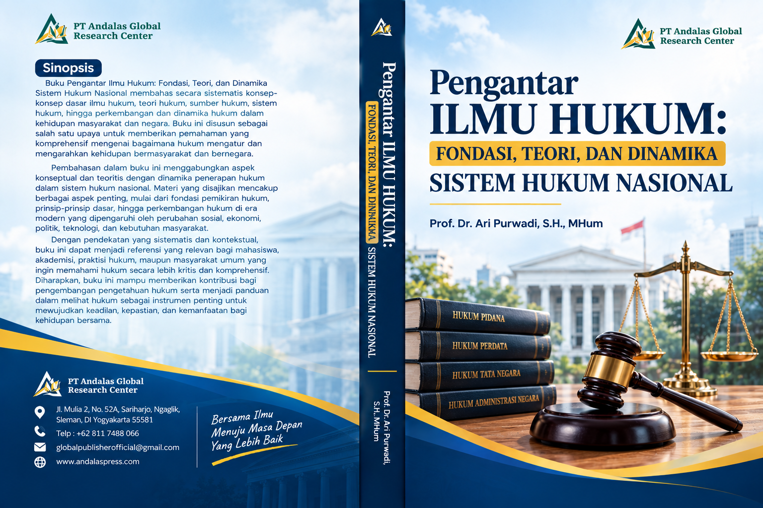 Pengantar Ilmu Hukum: Fondasi, Teori,  Dan Dinamika Sistem Hukum Nasional